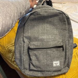 NWOT Herschel Supply Co. Brand Standard Gray Logo - Classic Backpack